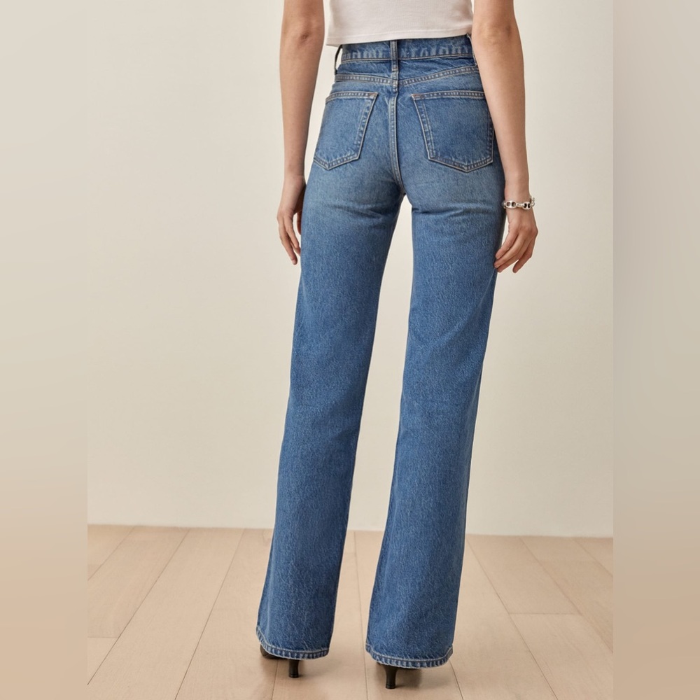 Reformation Joli High Rise Flare Jeans BNWT - Picture 3 of 6
